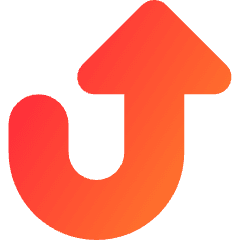 Triangle Arrow Turn Up Large Icon from Core Gradient Set