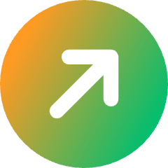 Line Arrow Diagonal Upper Right Square Icon from Core Gradient Set