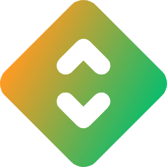 Line Arrow Expand Vertical Diamond Icon from Core Gradient Set