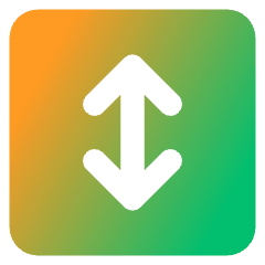 Line Arrow Fit To Height Square Icon from Core Gradient Set