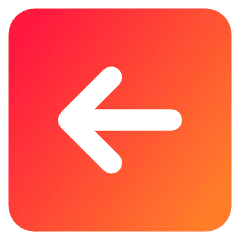 Line Arrow Left Square Icon from Core Gradient Set