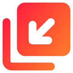 Line Arrow Minimize Window 4 Icon from Core Gradient Set