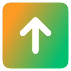 Line Arrow Up Square Icon from Core Gradient Set