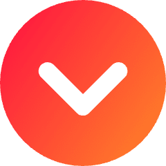 Tailless Line Arrow Down Circle Icon from Core Gradient Set