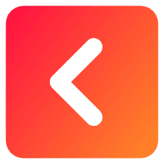 Tailless Line Arrow Left Square Icon from Core Gradient Set