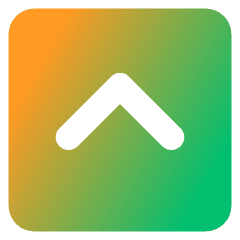 Tailless Line Arrow Up Square Icon from Core Gradient Set
