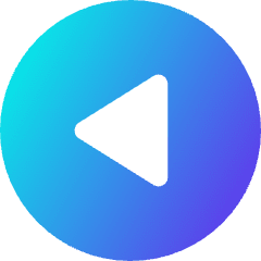 Tailless Triangle Arrow Left Circle Icon from Core Gradient Set