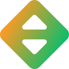 Triangle Arrow Expand Vertical Diamond Icon from Core Gradient Set