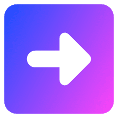 Triangle Arrow Right Square Icon from Core Gradient Set