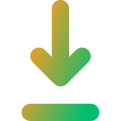 Line Arrow Move Down 1 Icon from Core Gradient Set