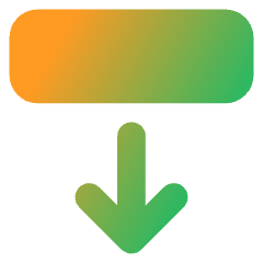 Line Arrow Move Down 2 Icon from Core Gradient Set