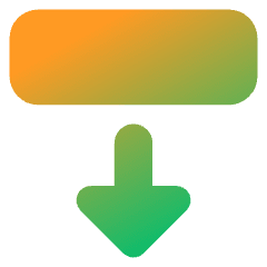 Triangle Arrow Move Down 2 Icon from Core Gradient Set