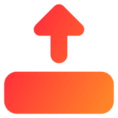 Triangle Arrow Move Up 2 Icon from Core Gradient Set