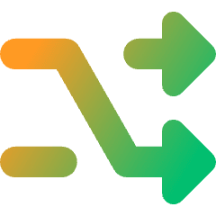 Shuffle Icon from Core Gradient Set