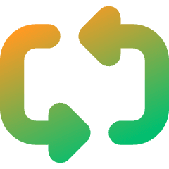 Triangle Arrow Reload Horizontal 3 Icon from Core Gradient Set