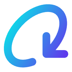 Line Arrow Rotate Diagonal Right 2 Icon from Core Gradient Set