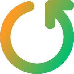Line Arrow Rotate Left 5 Icon from Core Gradient Set