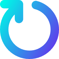 Line Arrow Rotate Right 5 Icon from Core Gradient Set