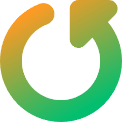 Triangle Arrow Rotate Left 5 Icon from Core Gradient Set