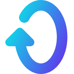 Triangle Arrow Rotate Vertical Right 1 Icon from Core Gradient Set