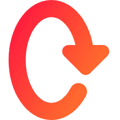 Triangle Arrow Rotate Vertical Right 2 Icon from Core Gradient Set