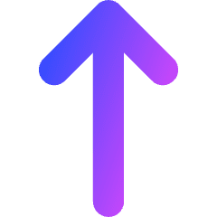 Line Arrow Up 1 Icon from Core Gradient Set