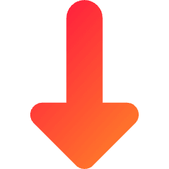 Triangle Arrow Down 1 Icon from Core Gradient Set