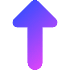 Triangle Arrow Up 1 Icon from Core Gradient Set