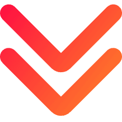 Double Tailless Line Arrow Down Icon from Core Gradient Set