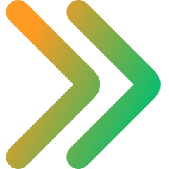 Double Tailless Line Arrow Right Icon from Core Gradient Set