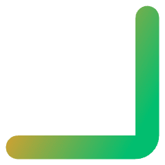 Tailless Line Arrow Bottom Right Icon from Core Gradient Set