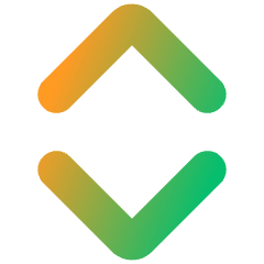 Tailless Line Arrow Expand Vertical Sort Icon from Core Gradient Set
