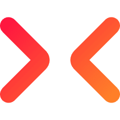 Tailless Line Arrow Shrink Horizontal 1 Icon from Core Gradient Set