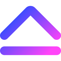 Tailless Line Arrow Up 2 Icon from Core Gradient Set