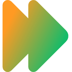 Double Tailless Triangle Arrow Right Icon from Core Gradient Set