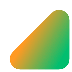Tailless Triangle Arrow Bottom Right Icon from Core Gradient Set