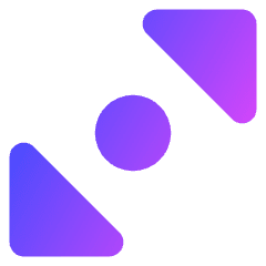 Tailless Triangle Arrow Diagonal Scroll 1 Icon from Core Gradient Set