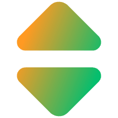 Tailless Triangle Arrow Expand Vertical Icon from Core Gradient Set