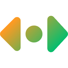 Tailless Triangle Arrow Horizontal Scroll Icon from Core Gradient Set
