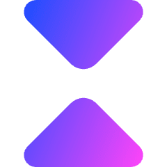 Tailless Triangle Arrow Shrink Vertical Icon from Core Gradient Set