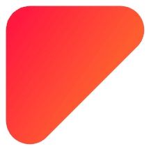 Tailless Triangle Arrow Top Left Icon from Core Gradient Set