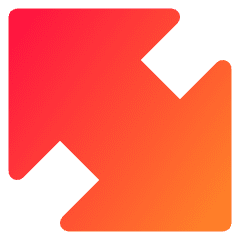 Thick Arrow Diagonal Large 2 Icon from Core Gradient Set