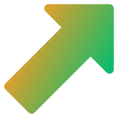 Thick Arrow Diagonal Upper Right Icon from Core Gradient Set