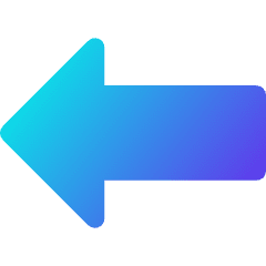 Thick Arrow Left Icon from Core Gradient Set