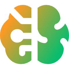 Artificial Intelligence Brain Icon from Core Gradient Set
