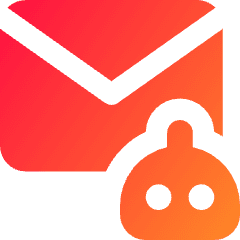 Ai Email Generator Robot Icon from Core Gradient Set