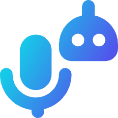 Ai Generate Voice Robot 2 Icon from Core Gradient Set