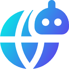 Ai Network Robot Icon from Core Gradient Set