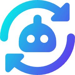 Ai Redo Robot Icon from Core Gradient Set