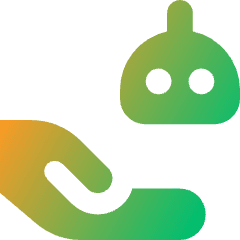 Ai Tools Robot Icon from Core Gradient Set